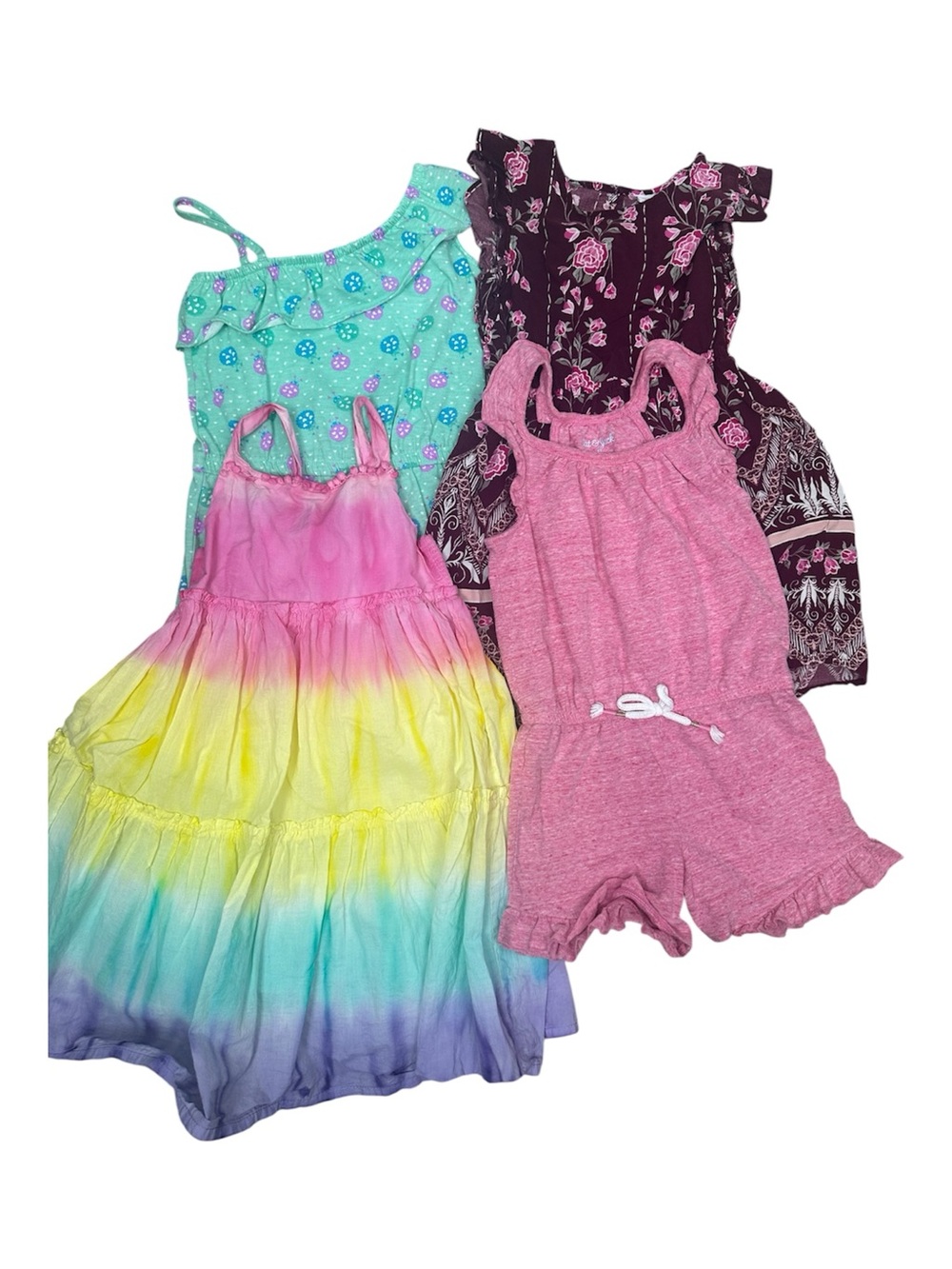 Girls Summer Dress Romper Bundle Size 5 or 5/6